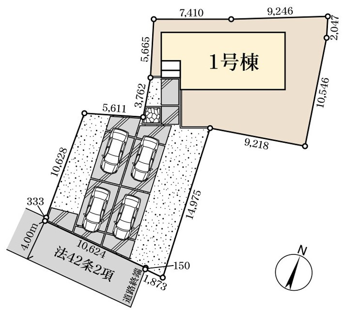 Livele Garden.S　熊谷上之第7の区画図|図面と現況が異なる場合、現況を優先とします。