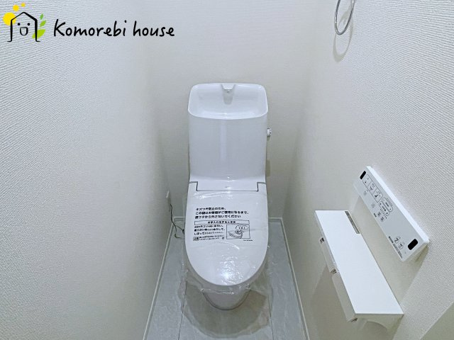 上尾市中妻501①　新築一戸建て　ミラスモ　01のトイレ|26.7.27撮影済み