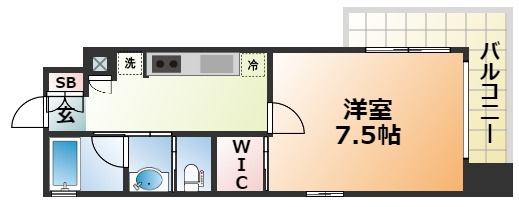 ジークレフ神戸元町の間取り