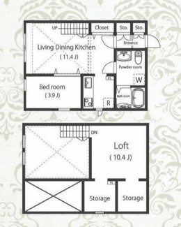 【間取り】 | プリマ町田金森弐番館 | 間取りです。