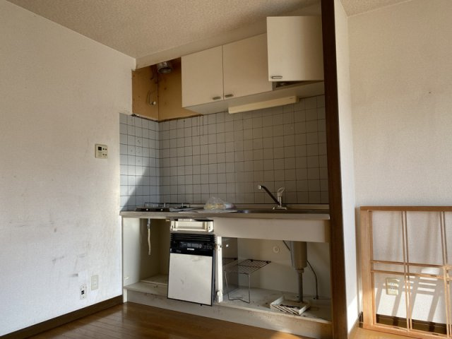姫路市安富町安志のハイツのキッチン