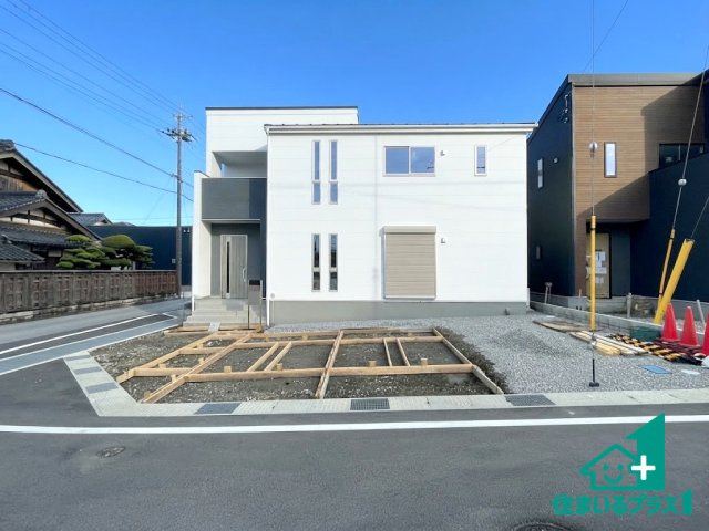 ★長浜市新庄寺町　第6期　新築一戸建ての駐車場|現在建築中！落ち着いた街並みで新生活を始めることが出来そう！周辺の物件も併せてご紹介させて頂きます！