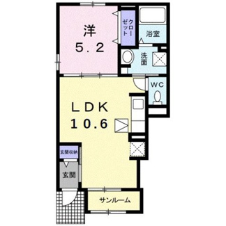 【間取り】 | クラール東村　Ａ