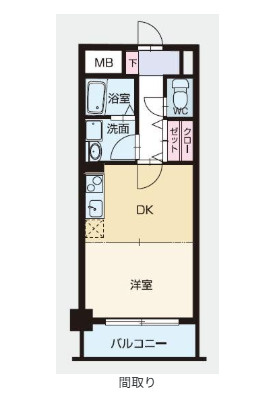 クラッセ博多駅南の間取り