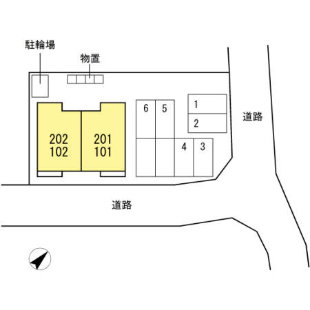 サンフラワーの区画図
