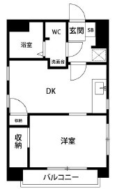 二葉ビルの間取り|間取りです。