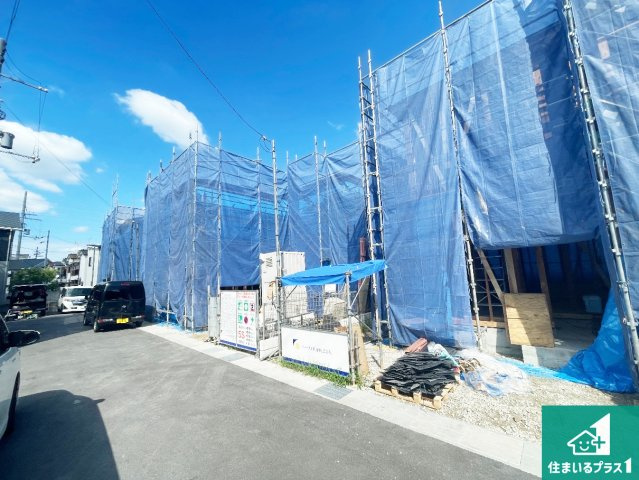 羽曳野市誉田　第2期　新築一戸建ての外観|現在建築中！落ち着いた街並みで新生活を始めることが出来そう！周辺の物件も併せてご紹介させて頂きます！