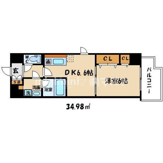 ブラウ上町台の間取り