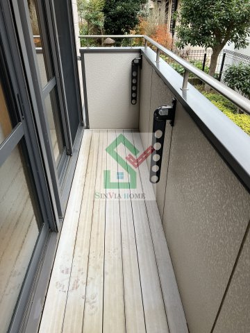 グレースコート新座のバルコニー