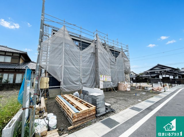 長浜市新庄寺町　第6期　新築一戸建ての外観|現在建築中！落ち着いた街並みで新生活を始めることが出来そう！周辺の物件も併せてご紹介させて頂きます！