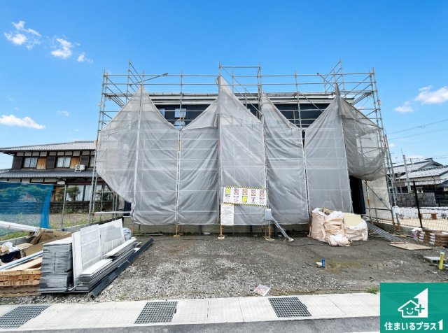 長浜市新庄寺町　第6期　新築一戸建ての外観|現在の進捗状況です！順調に作業進行中、完成が待ち遠しいです！詳細の間取り等、お気軽にお問い合わせください！