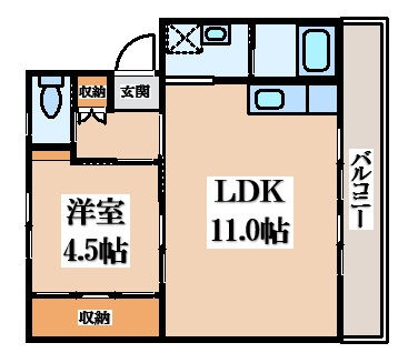【間取り】 | ビレッジハウス大淀
