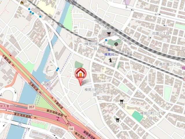 プラージュの地図