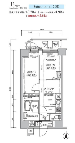 【間取り】 | アイルグランデ東京亀有