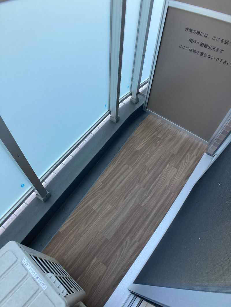 ブライズ住吉のバルコニー