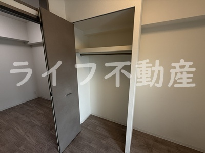 プレサンスOSAKA東成中本ハーヴィルの収納|こまごまとしたものを収納できそうですね