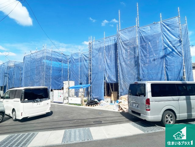羽曳野市誉田　第2期　新築一戸建ての外観|現在建築中！落ち着いた街並みで新生活を始めることが出来そう！周辺の物件も併せてご紹介させて頂きます！