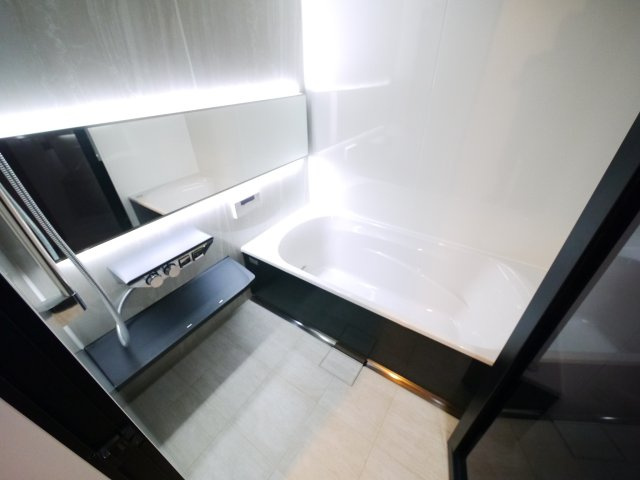 長生郡一宮町東浪見　平屋中古戸建の浴室|内外装リフォーム済み令和8年4月２LDK平屋外房線上総一宮駅徒歩約12分 都市ガス IH 駐車2台可