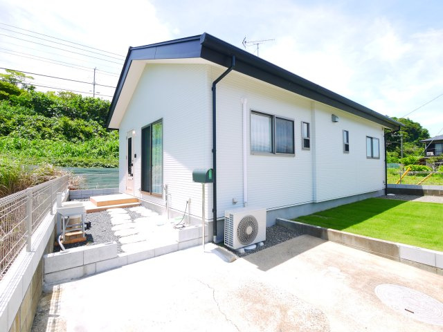 長生郡一宮町東浪見　平屋中古戸建の外観|内外装リフォーム済み令和8年4月２LDK平屋外房線上総一宮駅徒歩約12分 都市ガス IH 駐車2台可
