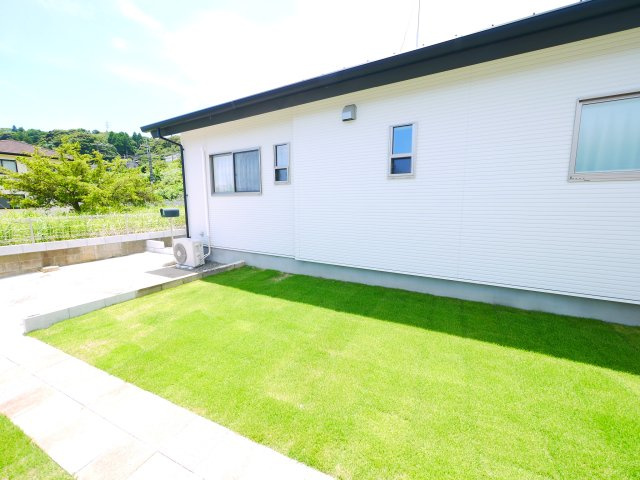 長生郡一宮町東浪見　平屋中古戸建の庭|内外装リフォーム済み令和8年4月２LDK平屋外房線上総一宮駅徒歩約12分 都市ガス IH 駐車2台可