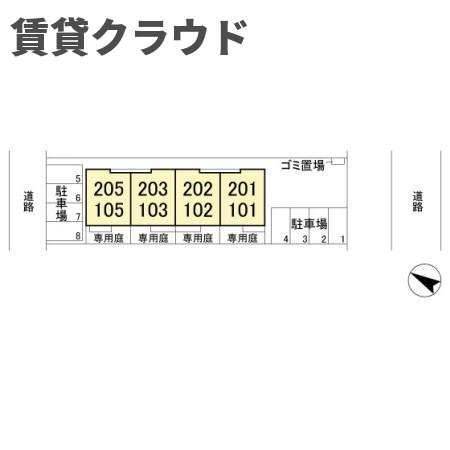 プランドールの区画図