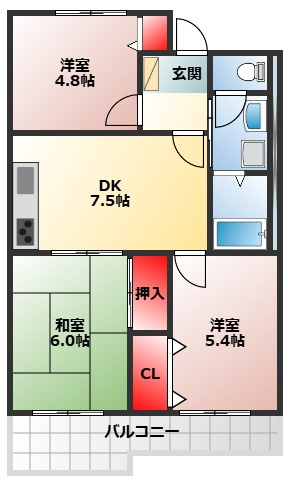 【間取り】 | ソシア加茂
