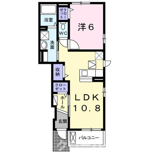 パティオⅠの間取り