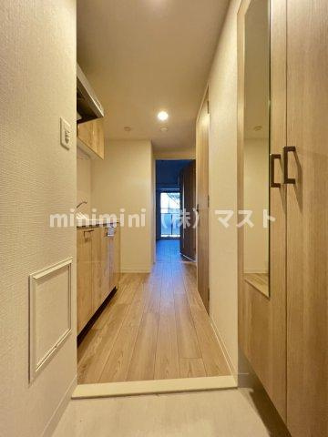 エスリード難波ザ・プレミアの玄関