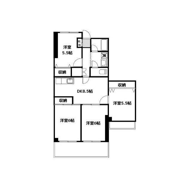 千歳サンライズの間取り