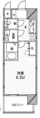 アーデン谷町の間取り