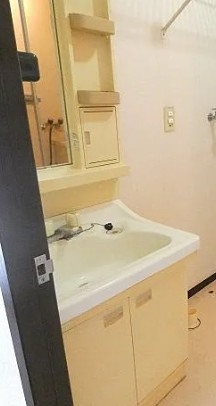 相模原市中央区相模原８丁目の賃貸マンションの洗面所