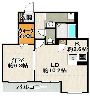 サカセ川ハイツＡの間取り