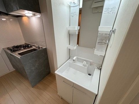 小平市小川西町３丁目のアパートの独立洗面台