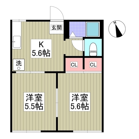 【間取り】 | サニーハイツ上柴