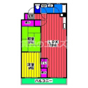 【間取り】 | サンコーポあまのの間取り