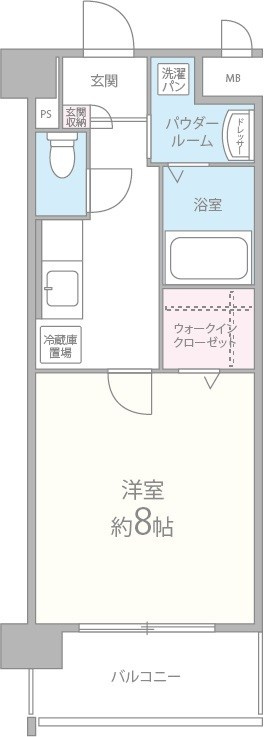 ツルトスコⅡ番館の間取り