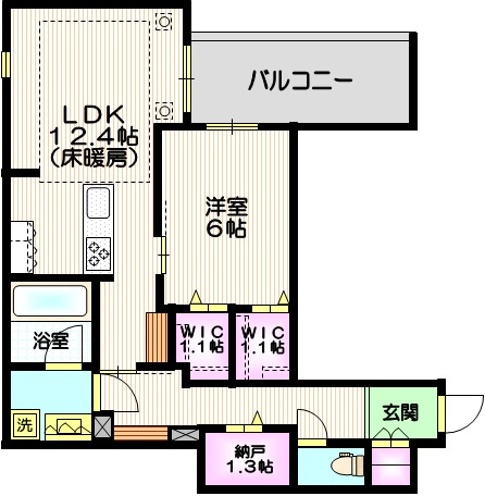 （仮称）蕨市中央２丁目メゾンの間取り