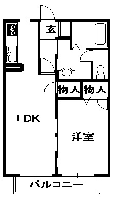【間取り】 | シャーメゾン藤原台 | 間取りです