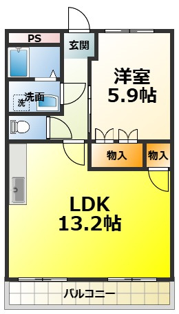 メルヴェールの間取り