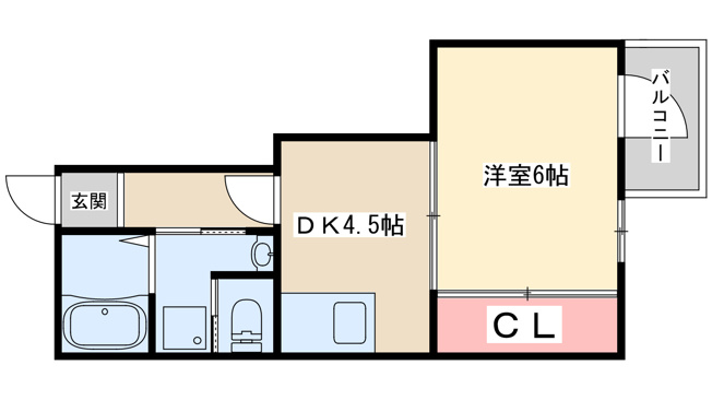 【間取り】 | ル・シエル淡路