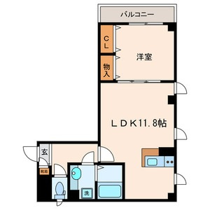 【間取り】 | CLAIR　COURT | 間取りです。