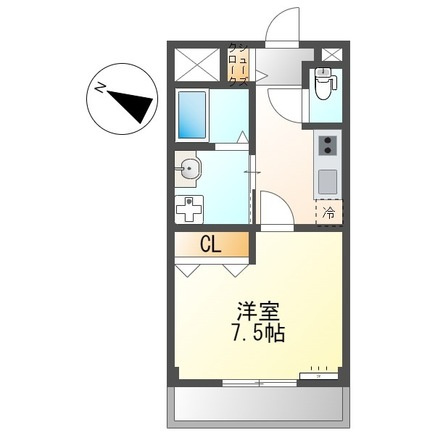 オレンジクレストAの間取り