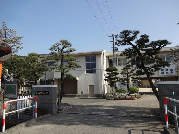 熊本市南区浜口町のアパートの周辺