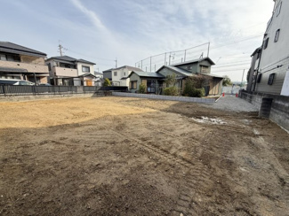 【前面道路含む現地写真】 | 【プレイワーク土塔町】東百舌鳥小・新築建売・平屋建て・土地90坪 | 前面道路含む現地写真です