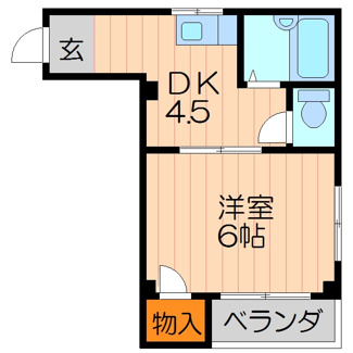 【間取り】 | ニューハイツ桜Ⅲ
