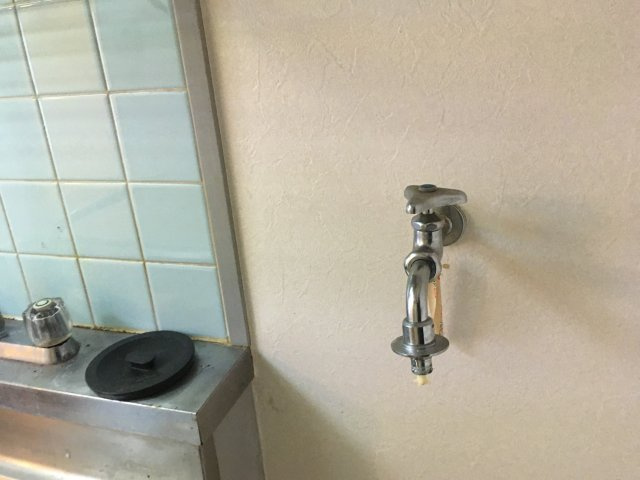 洗濯機の給水蛇口です♪
