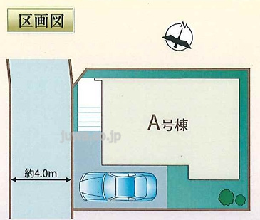 【新築分譲住宅】川越市かし野台の区画図
