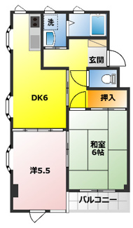 【間取り】 | 山崎ハイツ