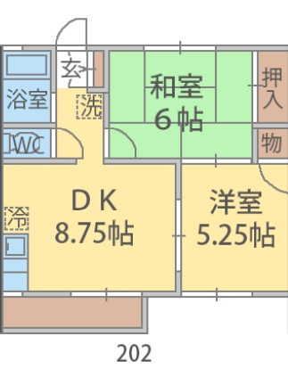 エステート・モギの間取り