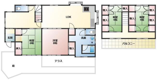 【間取り】 | 一色町戸建